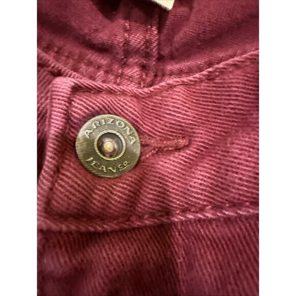 Arizona Jean Company Women's Super Skinny Jeans Burgundy Size 9 - Picture 8 of 16